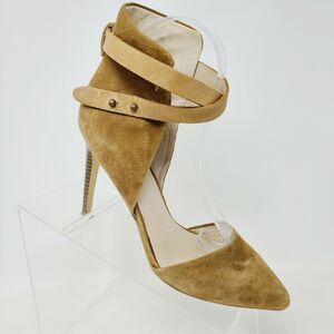 Joe's Jeans Womens Laney Suede Pointed Toe Ankle Wrap Brown Suede Size 8.5 Sexy